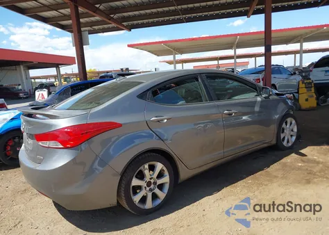 2013 Hyundai Elantra Limited from USA, damaged, VIN 5NPDH4AE7DH290841